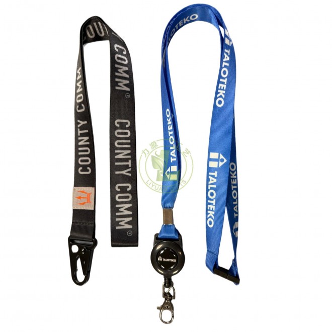 Customizable Polyester Nylon ID Card Badge Holder Lanyard Personalized Neck Strap Hook Accessory for Teacher Staff Sports Event