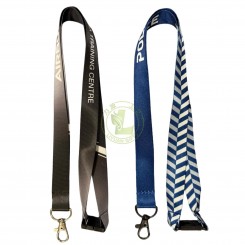 Customizable Polyester Nylon ID Card Badge Holder Lanyard Personalized Neck Strap Hook Accessory for Teacher Staff Sports Event
