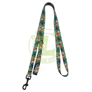 Patterned Dog Leash Ready Stock Polyester Webbing Soft and Durable Pet Walking Rope 120cm Length Multiple Widths Supply