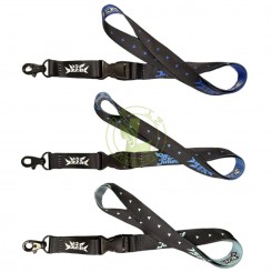 Personalized Full Color Sublimation Polyester ID Card Holder Lanyard with Durable Plastic Buckle and Safety Breakaway Hook Heat Transfer Printing Lanyard With Plastic Clip
