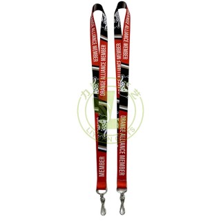 Factory Direct Custom LOGO Polyester Strap Lanyards with Thermal Transfer Printed Metal Swivel Hook Dye Sub Lanyard With J Hook Swivel Clasp With PVC VIP Plastic Event Badges