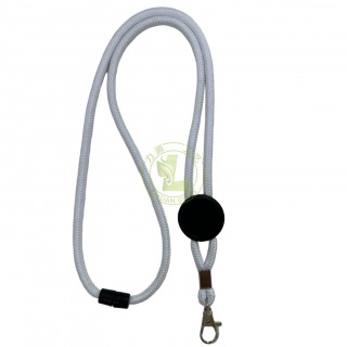 Wholesale Custom logo Epoxy Resin Adjustable Mobile Phone Strap Employee ID Card Holder 5mm Rope Polyester Neck Lanyard With Customized Epoxy Dome Sticker Logo Neck Strap with Badge
