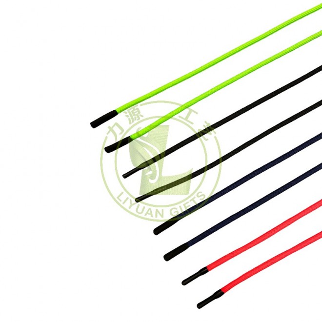 Custom Design Color 5mm Round Polyester Braided Drawstring Cord for Garment Hoodie Pants Shoelace