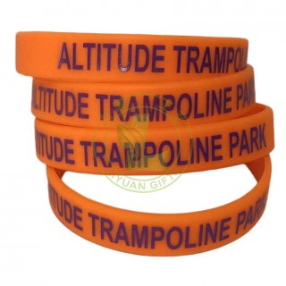 Personalized Gifts Custom Rubber Silicone Sport Jewelry Embossed Wristband Mens Wrist Band Bracelet