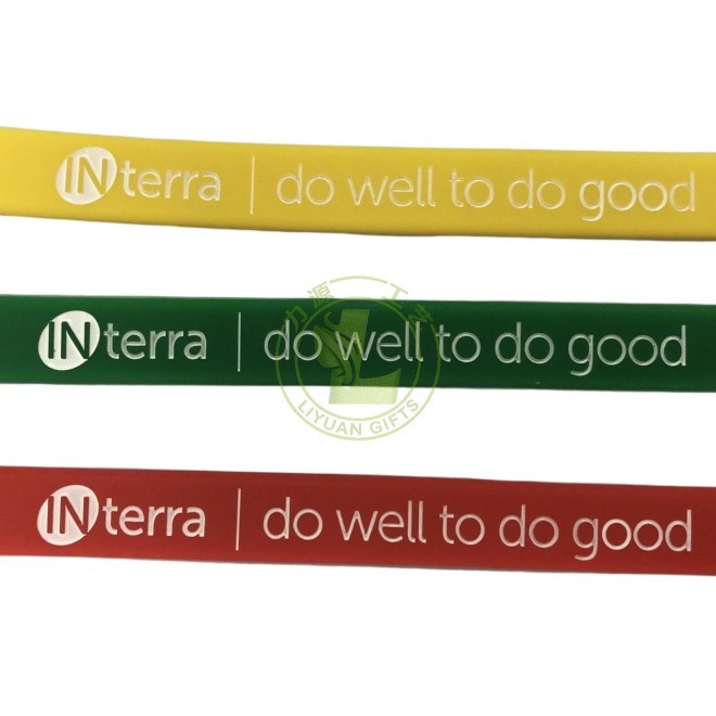 Factory Cheap Custom Glowing Led Event Silicone Wristband with Logo Engraved Rubber Bracelet Printing Your Own Logo