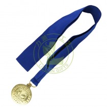 Medal Manufacturer Custom Ribbon Lanyards for Medal White Color Medals With Lanyard