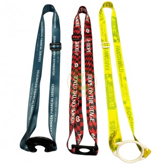 Polyester Sublimation Water Bottle Lanyard Shoulder Strap Portable Adjustable Cup Holder Crossbody Water Bottle Strap