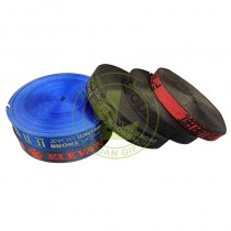 Custom Jacquard Logo Nylon Woven Webbing Band Logo Nylon Jacquard Webbing Strap for Backpack