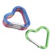 Heart-Shaped Carabiner Clip - Durable Aluminum Alloy Keychain for Backpacks, Gifts & Outdoor Gear