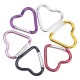 Heart-Shaped Carabiner Clip - Durable Aluminum Alloy Keychain for Backpacks, Gifts & Outdoor Gear