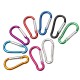 Factory Supply Durable 6 cm Gourd Shaped Aluminum Carabiner Keychain Snap Hook Zinc Alloy Anodized Industrial Use Various Colors
