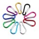 Factory Supply Durable 6 cm Gourd Shaped Aluminum Carabiner Keychain Snap Hook Zinc Alloy Anodized Industrial Use Various Colors