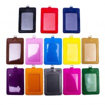 Custom Credit Card Sleeves Wholesale Cheap Plastic Nurse Id Tag Student Staff Name Holder Case Badge Identity Card Cover