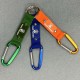 Wholesale High Quality Carabiner Keyring 3D Silk Printed Wrist Strap Custom Short Lanyard Keychain