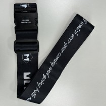 Wholesale Custom Logo Luggage Bag Straps Suitcase Durable Adjustable Silk Screen Print Baggage Belts with Quick Release Buckle