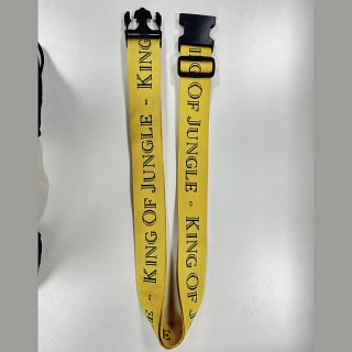 Personalized Luggage Straps TSA Lock Adjustable Travel Belt for Suitcases Polyester Packing Straps with Logo Custom