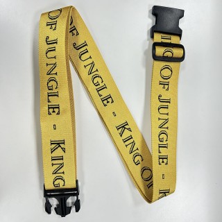 Personalized Luggage Straps TSA Lock Adjustable Travel Belt for Suitcases Polyester Packing Straps with Logo Custom