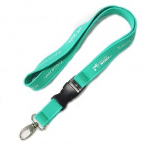 Topseller Custom Designs Durable Neoprene Wristlet Lanyard Keychain with Stainless Steel Classic Style for Gift Use