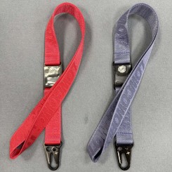 High Quality Custom Nylon Lanyard Woven Jacquard Logo Neck Hanging Strap Lanyards