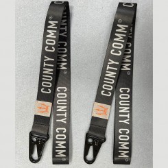 Customized Lanyards Full Color Printing Work ID Card Holder Sublimation Teacher Neck Polyester Lanyard With Logo Custom And Woven Label Jacquard Name Tag