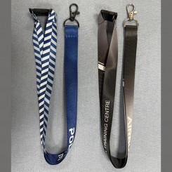 Customizable Polyester Nylon ID Card Badge Holder Lanyard Personalized Neck Strap Hook Accessory for Teacher Staff Sports Event