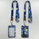 Factory Custom ID Case Name Badge Plastic Card Holder Polyester Lanyards with logo Custom