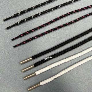 Custom Design Color 5mm Round Polyester Braided Drawstring Cord for Garment Hoodie Pants Shoelace