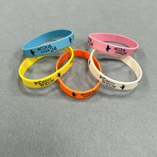 Customized Debossed Printed Logo Silicone Wristband Bracelet For Promotional Gifts Creative Waterproof Wristband